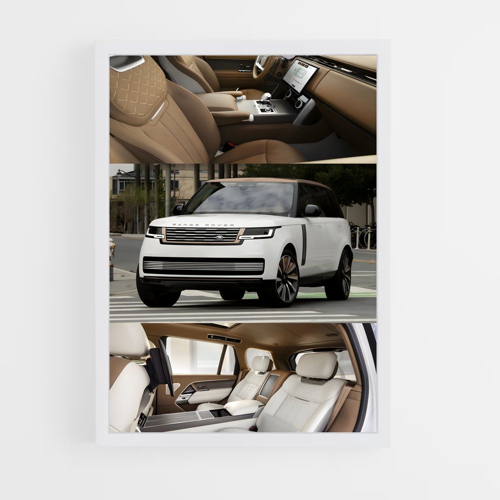 Poster Sièges Luxueux – affiche Land Rover (vue 3)